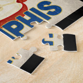 Memphis Tennessee Apple - Vintage Travel Puzzle (Seite)