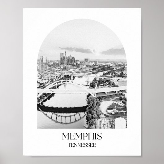 Memphis Tennessee Arch Foto drucken Poster (Vorne)