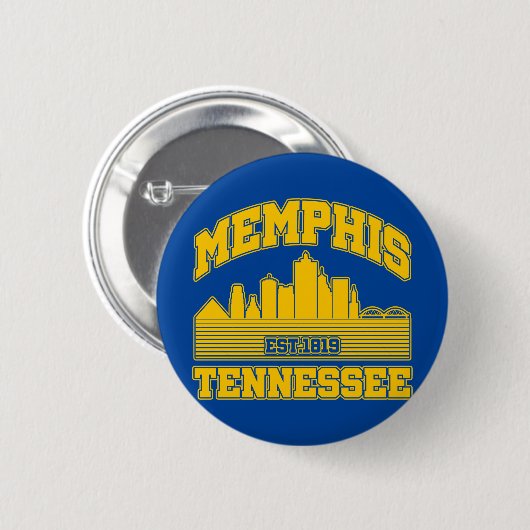 Memphis, Tennessee Button (Vorne & Hinten)
