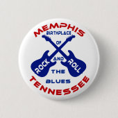 Memphis, Tennessee Button (Vorderseite)