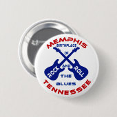 Memphis, Tennessee Button (Vorne & Hinten)