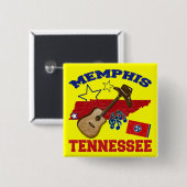 Memphis, Tennessee Button (Vorne & Hinten)