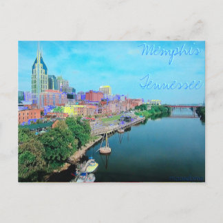 Memphis Tennessee farbige Postkarte
