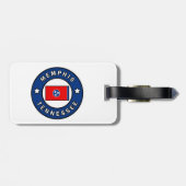 Memphis Tennessee Gepäckanhänger (Rückseite horizontal)