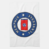 Memphis Tennessee Geschirrtuch (Vertikal)