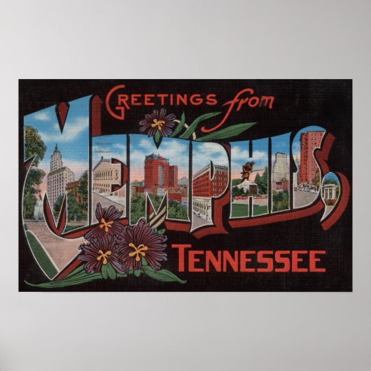 Memphis, Tennessee - Großbuchstaben - Szenen 3 Poster (Vorne)