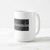 Memphis - Tennessee Kaffeetasse (VorderseiteRechts)