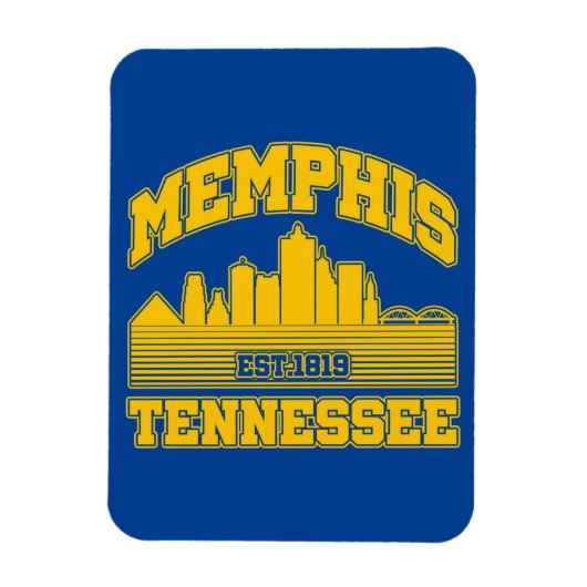 Memphis, Tennessee Magnet (Vertikal)