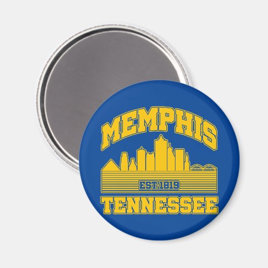 Memphis, Tennessee Magnet (Vorderseite/Rückseite)
