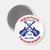 Memphis, Tennessee Magnet (Vorderseite/Rückseite)