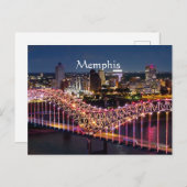Memphis, Tennessee Personalisiert Feiertagspostkarte (Vorne/Hinten)