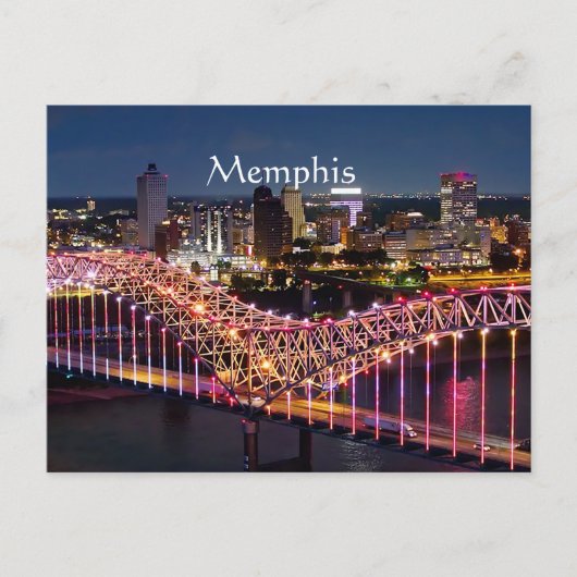 Memphis, Tennessee Personalisiert Feiertagspostkarte (Vorderseite)