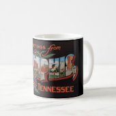 Memphis Tennessee Postcard Grußkarte Tasse (VorderseiteRechts)