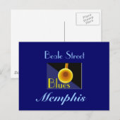 Memphis Tennessee Postkarte (Vorne/Hinten)