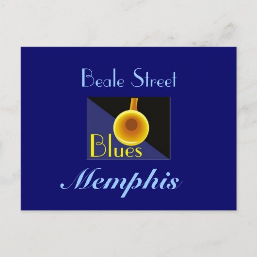 Memphis Tennessee Postkarte (Vorderseite)