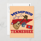 Memphis, Tennessee Postkarte (Vorne/Hinten)