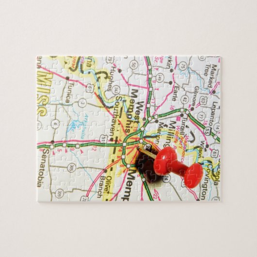 Memphis, Tennessee Puzzle (Horizontal)