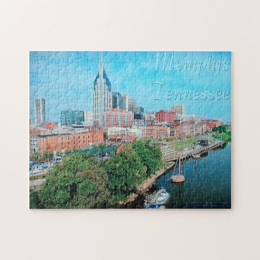 Memphis Tennessee Puzzle (Horizontal)
