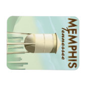 Memphis Tennessee Reiseplakat Magnet (Horizontal)