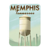 Memphis Tennessee Reiseplakat Magnet (Vertikal)