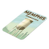 Memphis Tennessee Reiseplakat Magnet (Linke Seite)