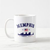 "Memphis Tennessee – Skyline City Kaffeetasse (Links)