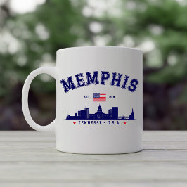 "Memphis Tennessee – Skyline City Kaffeetasse