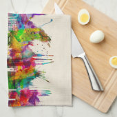 Memphis Tennessee Skyline Geschirrtuch (Viertel Falte)