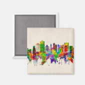 Memphis Tennessee Skyline Magnet (Vorderseite/Rückseite)