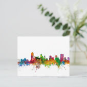 Memphis Tennessee Skyline Postkarte (Stehend Vorderseite)