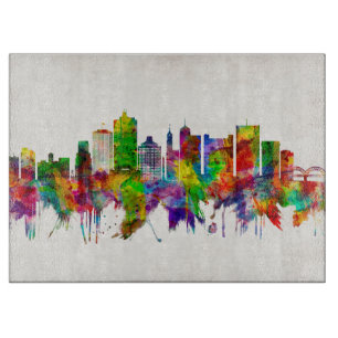 Memphis Tennessee Skyline Schneidebrett