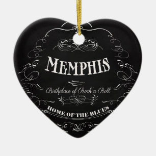 Memphis, Tennessee - Stadt mit Seele Keramikornament