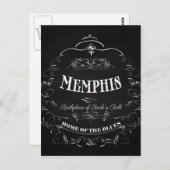Memphis, Tennessee - Stadt mit Soul Postkarte (Vorne/Hinten)