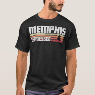 Memphis Tennessee TN Geschenk Retro Style Vintager T-Shirt
