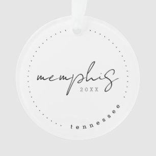 Memphis Tennessee Travel Vereinigte Staaten Simple Ornament