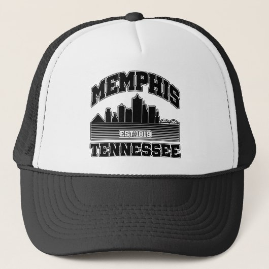 Memphis, Tennessee Truckerkappe (Vorderseite)