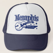 Memphis Tennessee Truckerkappe (Vorderseite)