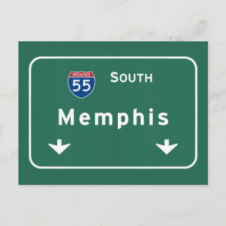 Memphis Tennessee und die Autobahn Fernstraße : Postkarte