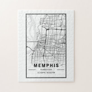 Memphis Tennessee USA Cities Travel Puzzle
