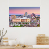 Memphis, Tennessee, Vereinigte Staaten Poster (Küche)
