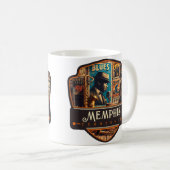 Memphis, Tennessee | VINTAG Kaffeetasse (VorderseiteRechts)