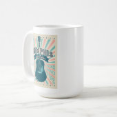 Memphis, TN: Gitarrenserie | Rock-N-Roll Kaffeetasse (Vorderseite Links)