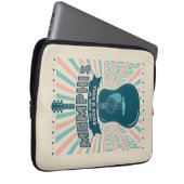 Memphis, TN: Gitarrenserie | Rock-N-Roll Laptopschutzhülle (Vorne Rechts)