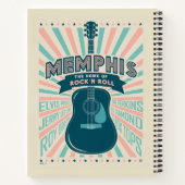 Memphis, TN: Gitarrenserie | Rock-N-Roll Notizblock (Rückseite)