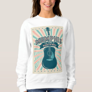 Memphis, TN: Gitarrenserie   Rock-N-Roll Sweatshirt