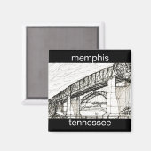 Memphis, TN: Magnet (Vorderseite/Rückseite)