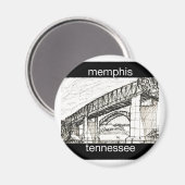 Memphis, TN: Magnet (Vorderseite/Rückseite)