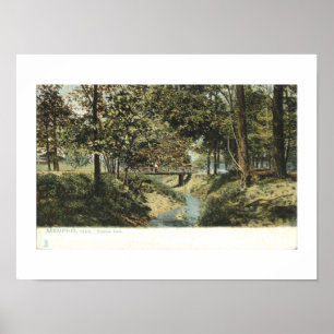 Memphis TN, Overton Park 1905 Vintag Inspiriert Poster