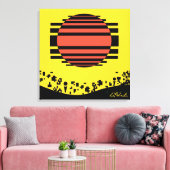 Memphis Tossed Bits Leinwanddruck (Insitu (Wohnzimmer))