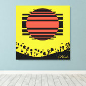 Memphis Tossed Bits Leinwanddruck (Insitu (Holzboden))